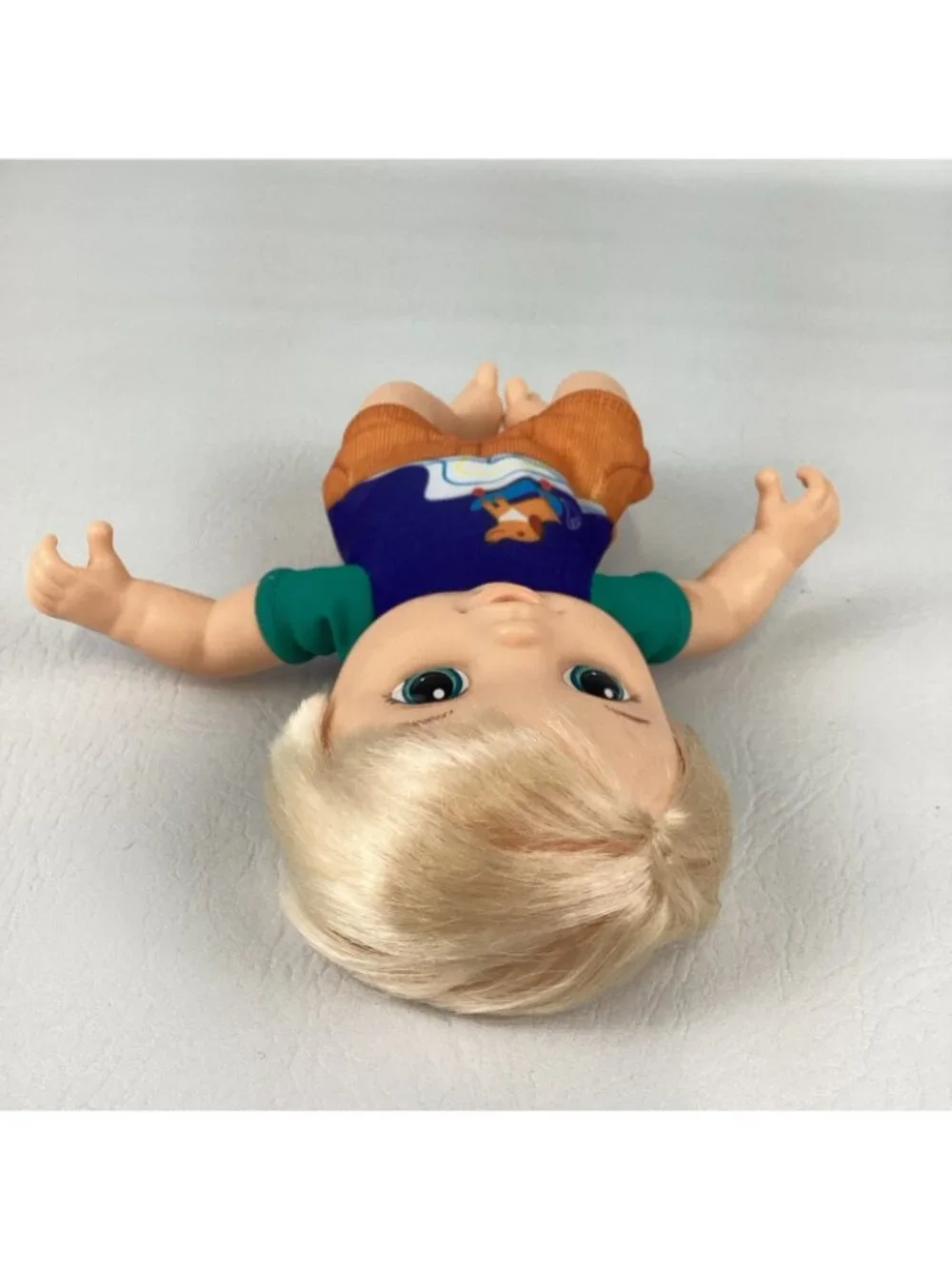 Littles Baby Alive Little Zack Soft Body Doll Blonde Hair Blue Eyes 2018 Hasbro